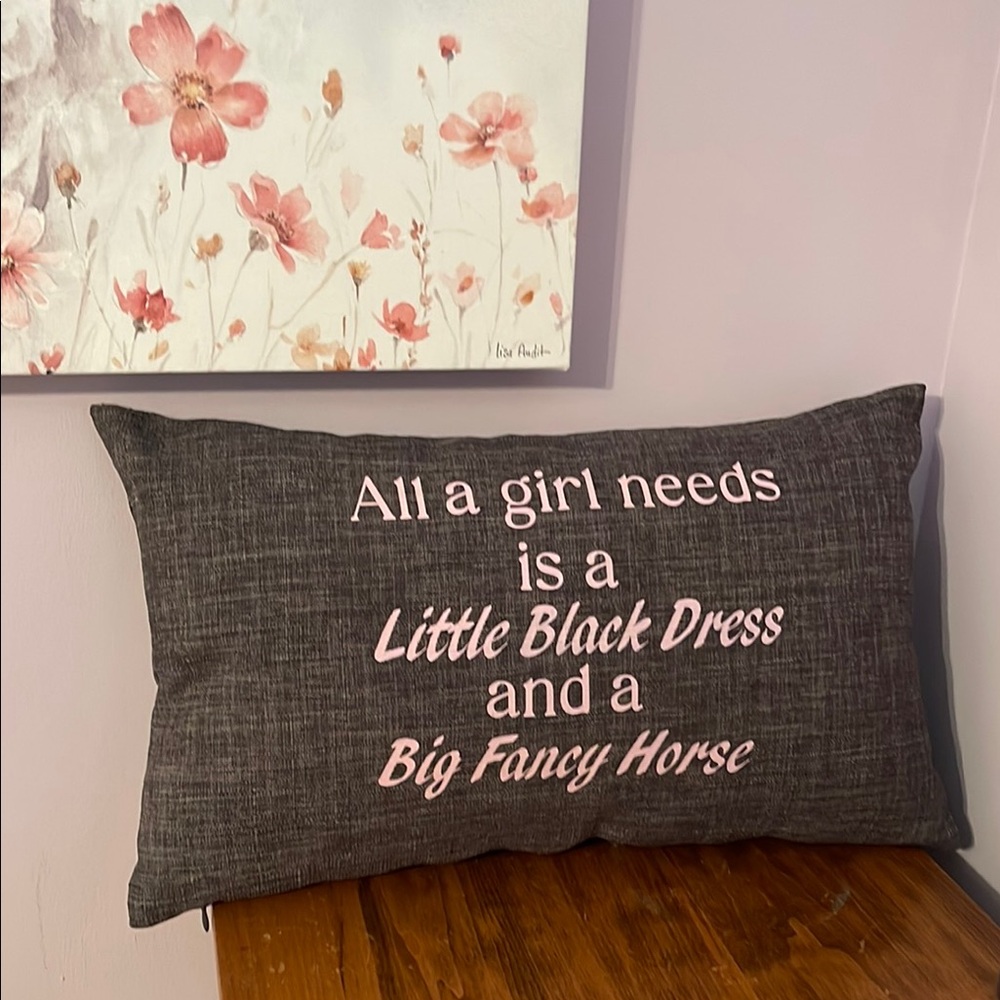 Gray Accent Pillow Cover 12x20